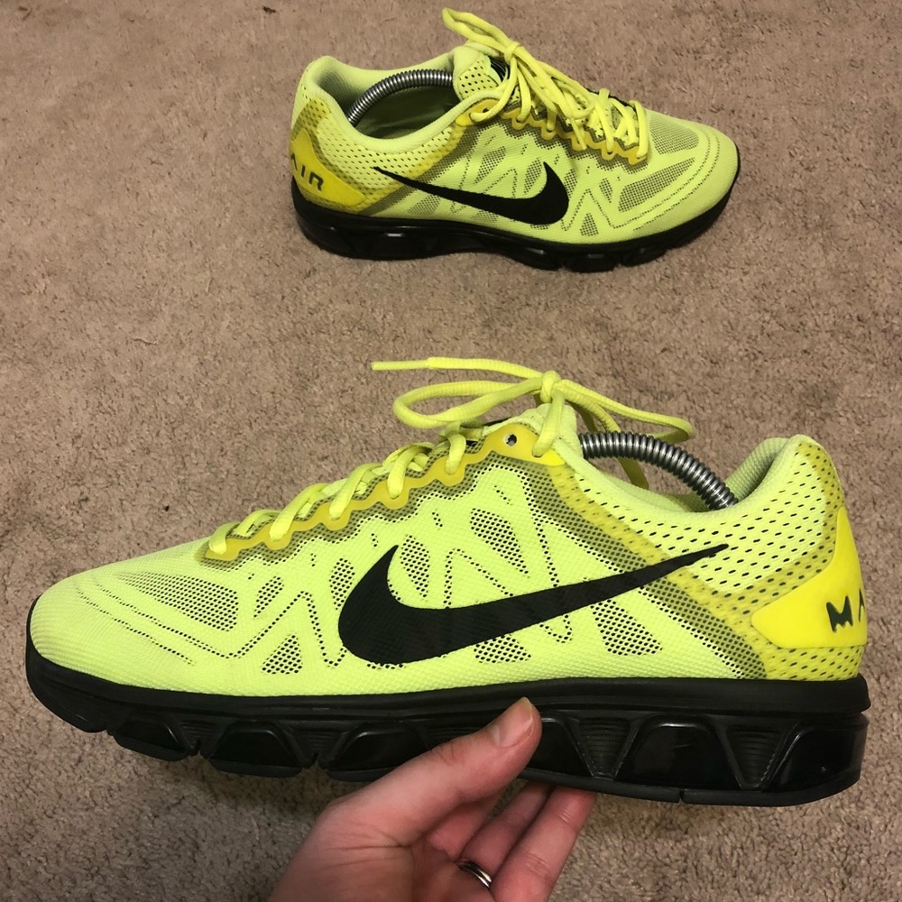 Nike Air Max Tailwind 7 Volt Black Mens Size 9